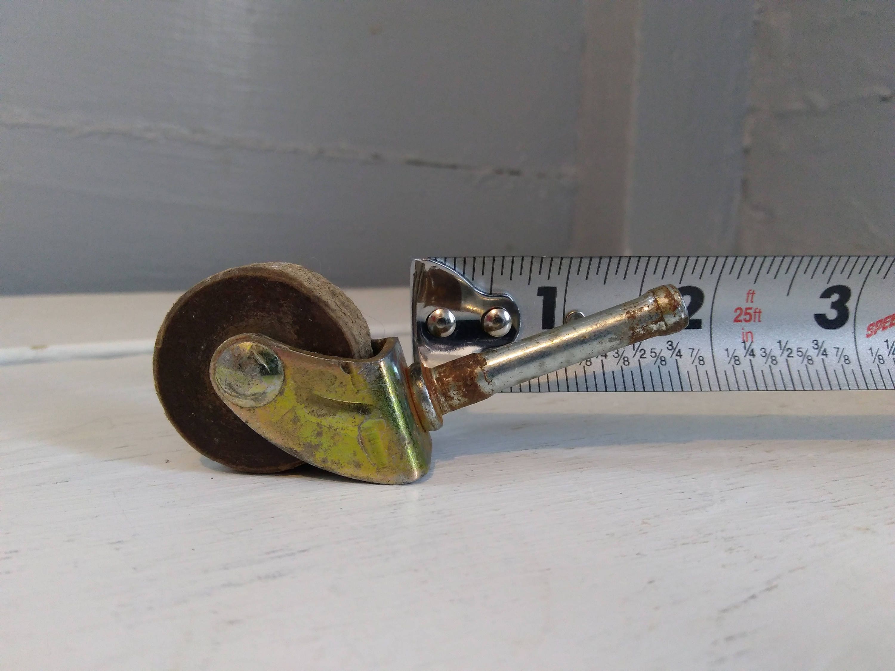 Antique, Furniture Casters, Wood Wheels, Furniture Wheels, Lot of Two