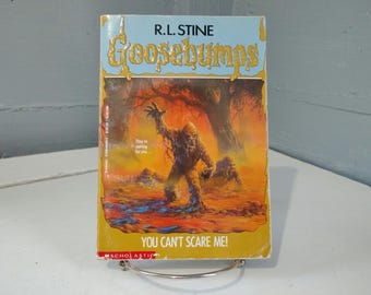 You Cant Scare Me Number 15 Goosebumps R.L. Stine 1st Edition 90s Collectable Book Horror Fiction RhymeswithDaughter