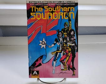 The Southern Squadron, Number 1, Aircel, August 1990, Comic Book, Collectable, Gift Idea, RhymeswithDaughter