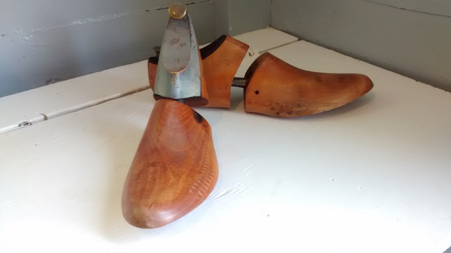 Vintage, Shoe Form, Shoe Lasts, Shoe Stretchers, Wood, Adjustable Width