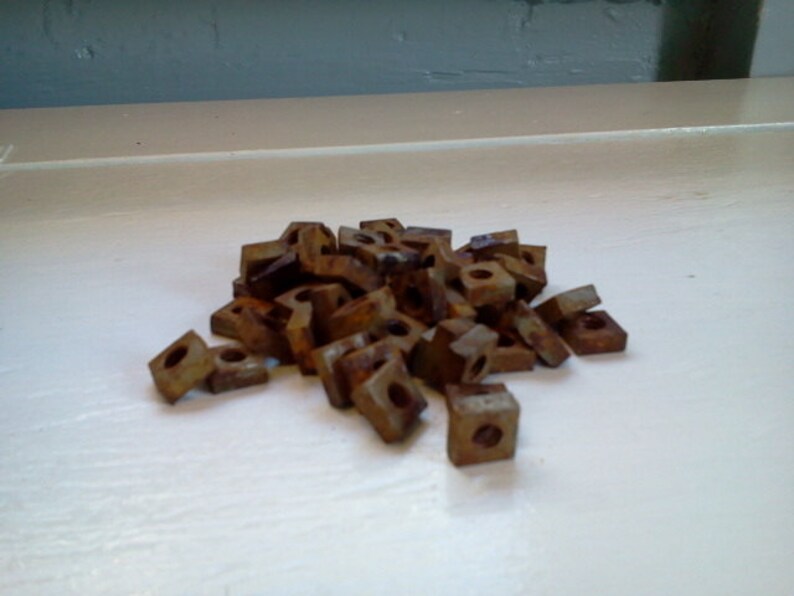 Vintage Metric 1/4 Inch Thread Square Nuts 12 oz lot Etsy