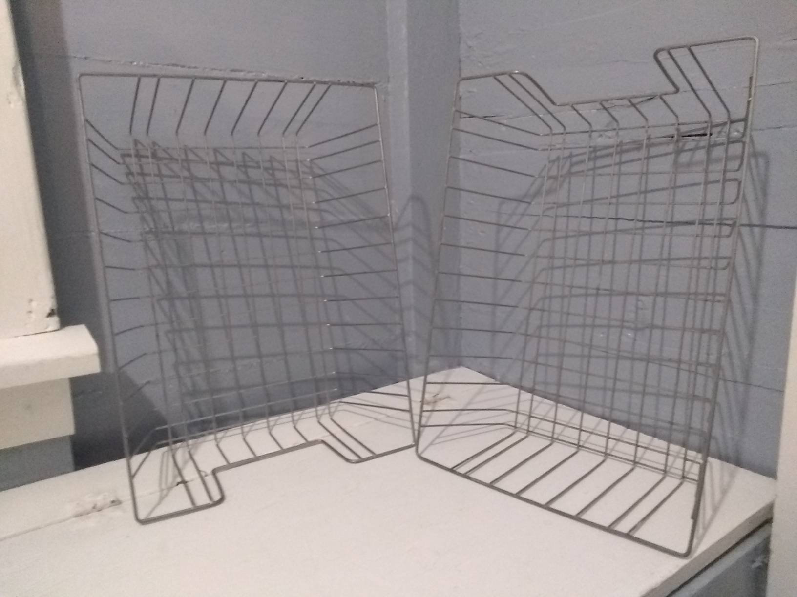 Vintage Metal Wire Basket Desk Tray Paper Tray Mid Century Modern