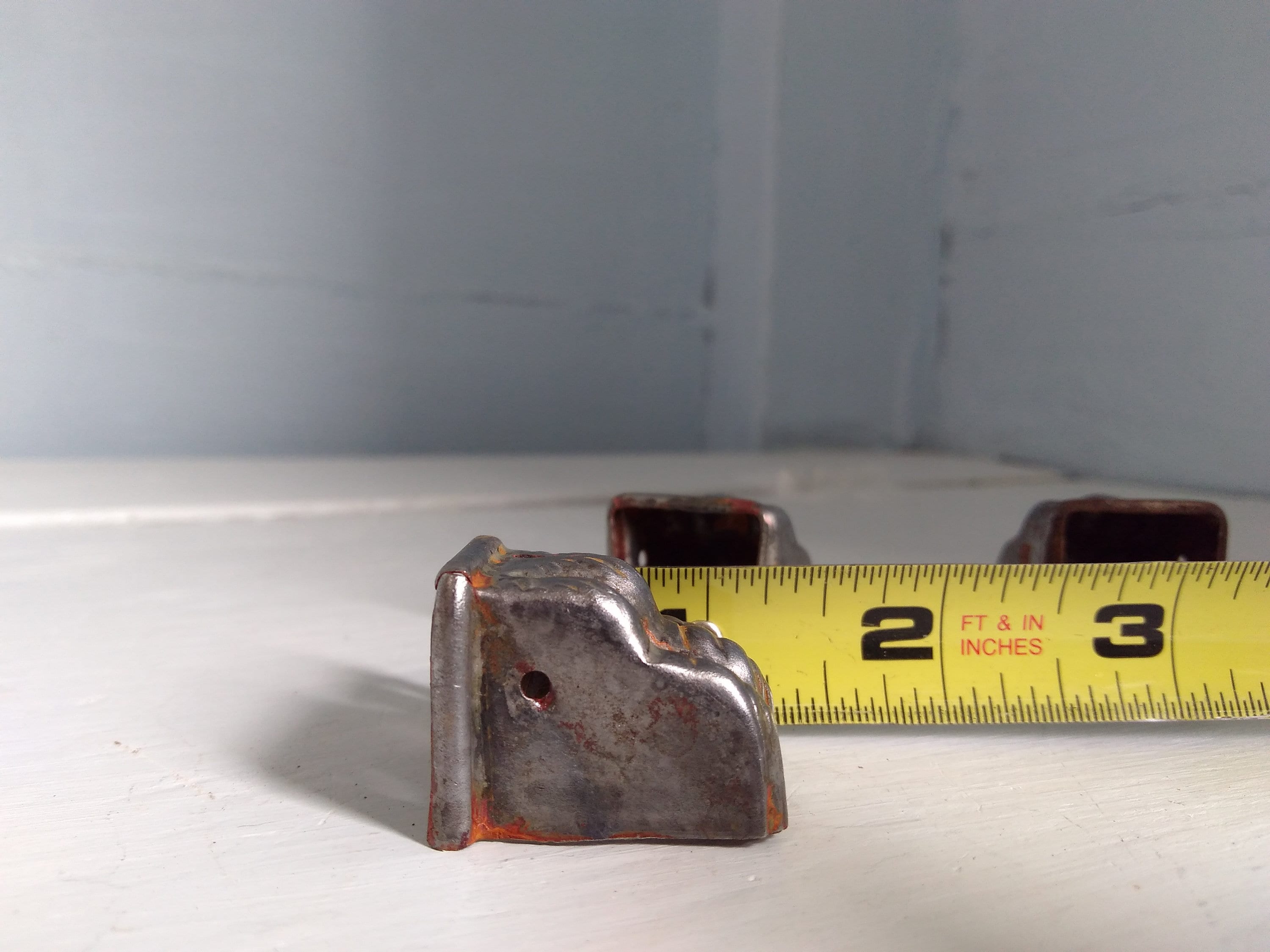 Vintage, Small, Metal, Lion Claw, Foot, End Caps, Furniture Leg End