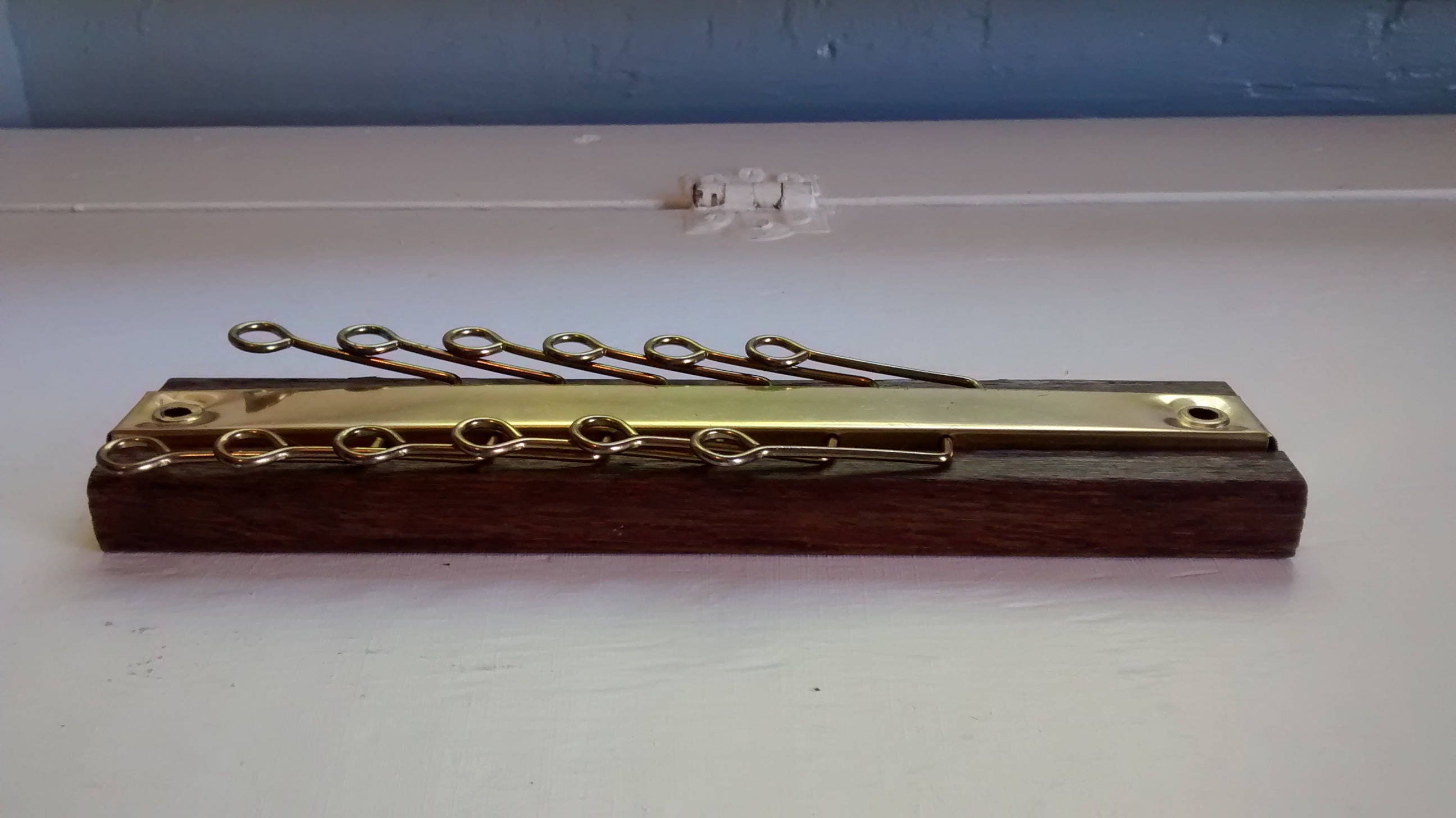 Vintage, Hanging, Tie Rack, Tie Hanger, Tie Organizer, Closet Accessory, Closet Organizer, Mid