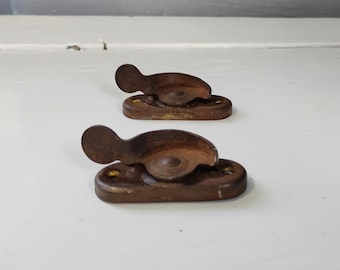 Antique Metal Window Sash Locks Turn Portion Only Home Hardware Restoration Hardware RhymeswithDaughter