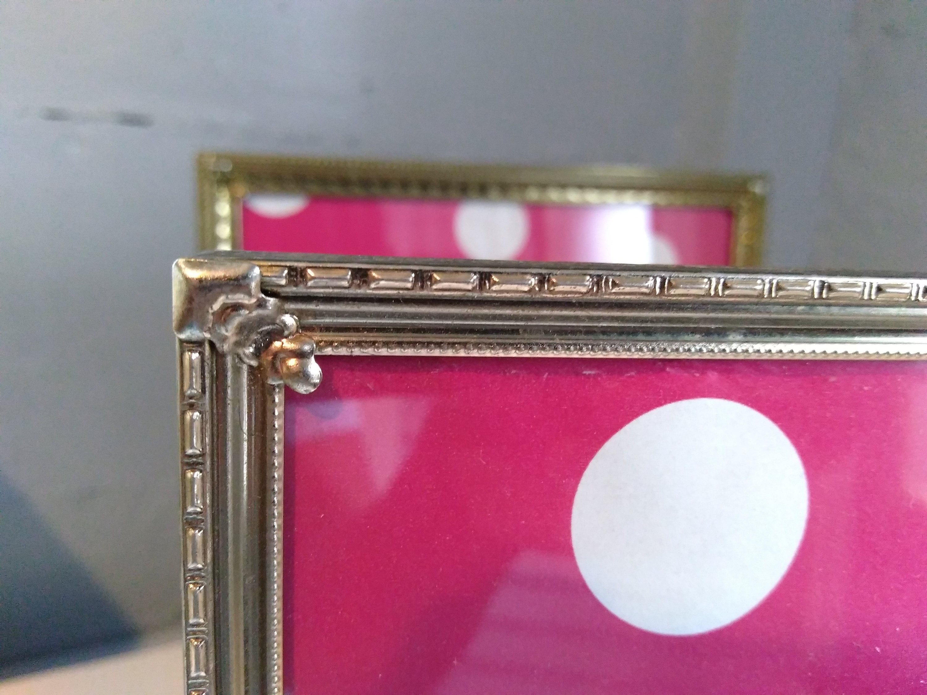 Picture Frames Gold Metal Instant Eclectic Collection MidCentury Home