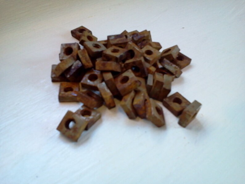 Vintage Metric 1/4 Inch Thread Square Nuts 12 oz lot Etsy