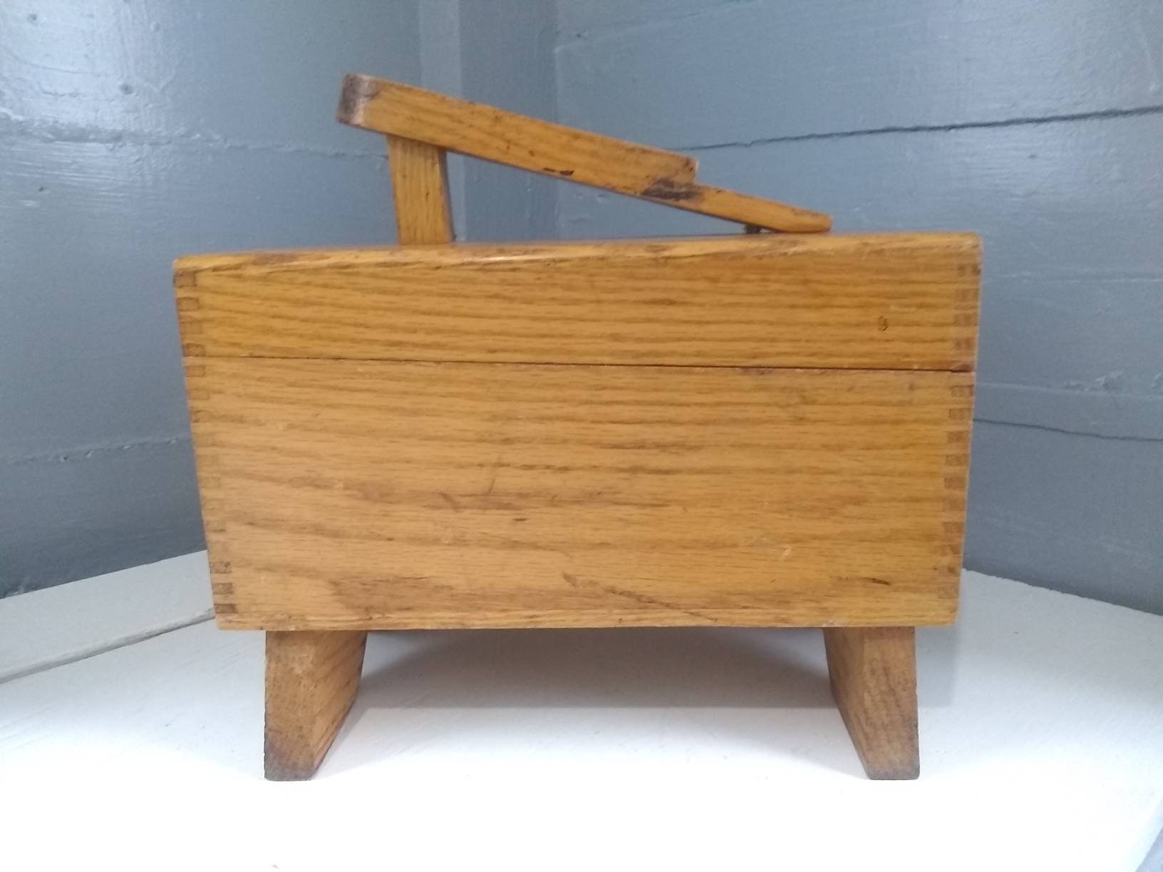 Vintage Wood Shoe Shine Box