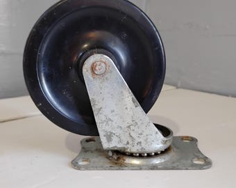 Vintage 4" Swivel Caster, Industrial Furniture Hardware