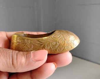 Pretty Vintage Brass Shoe Incense Burner Nursery Decor Baby Shower Decor Home Decor Childrens Bookshelf Decor Art RhymeswithDaughter