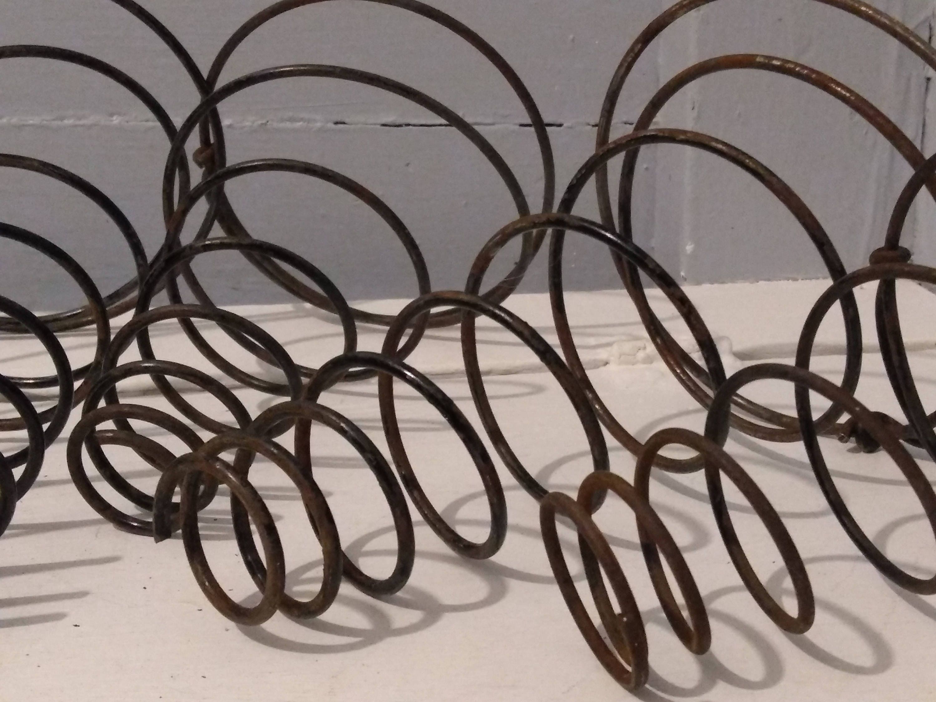 Lot of 5, Antique, Upholstery Springs, Tapered Springs, Sofa Springs