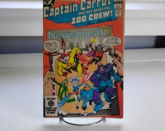80s Comic Captain Carrot and His Amazing Zoo Crew #17 Special 3 in One Incognito Issue Vintage DC Comics Collectable RhymeswithDaughter