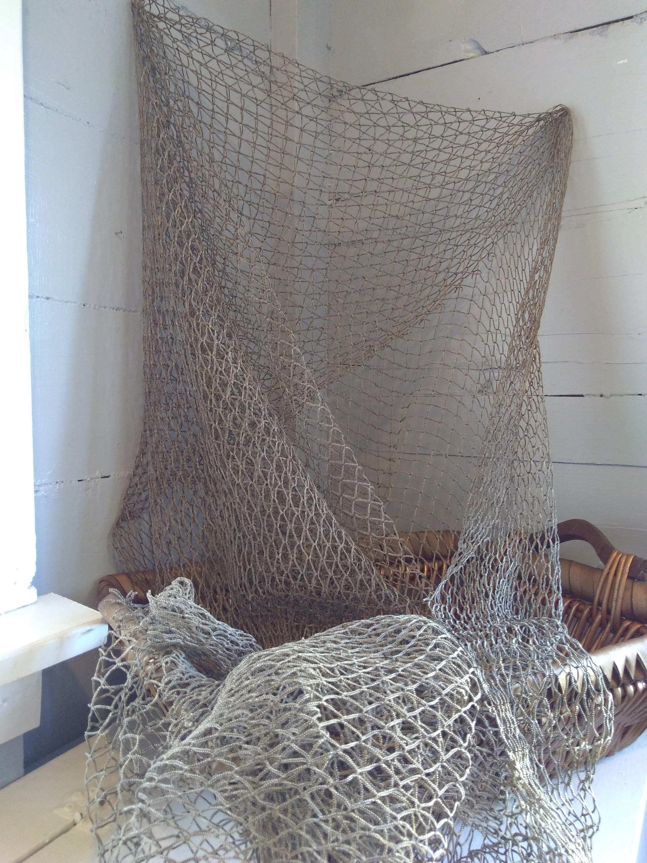 Vintage, Fish, Net, Netting, Nautical, Maritime, Home Decor, Photo Prop,  Decoration, RhymeswithDaughter