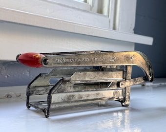 Vintage Ecko Red Handled Veggie Slicer: USA Made Kitchen Gadget, RhymeswithDaughter
