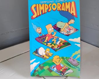 Vintage First Edition Simpsorama Comic Book Paperback RhymeswithDaughter