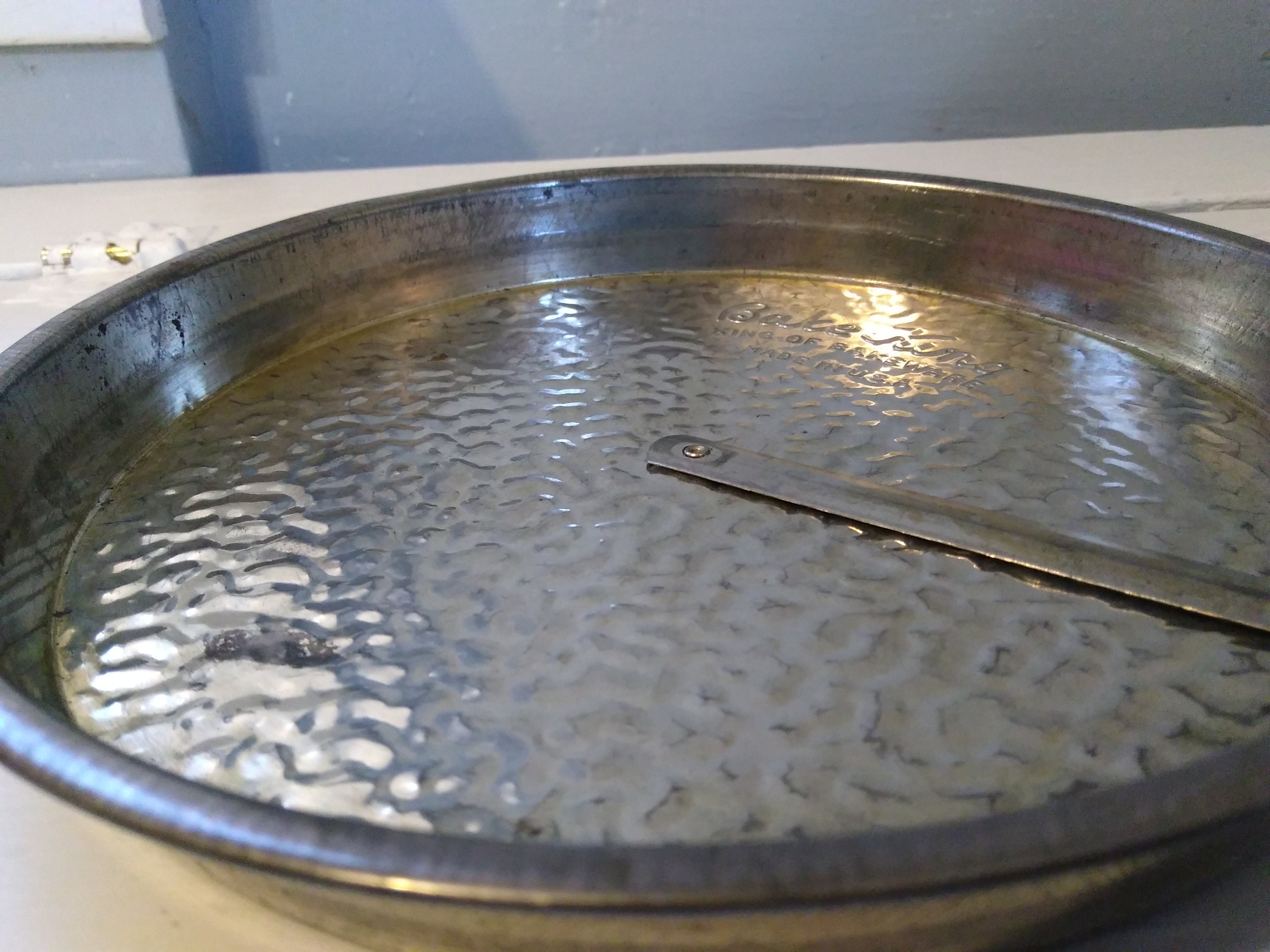 Vintage Bake King Cake Pans Sliders 8 inch Round Textured Baking Kitchen Decor RhymeswithDaughter