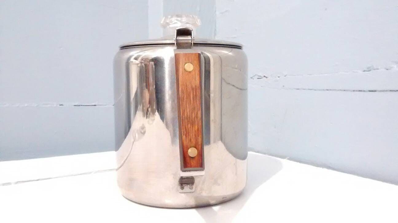 Vintage, Coffee Percolator, Stove Top, Coffee Maker, 4 Cup, Stainless