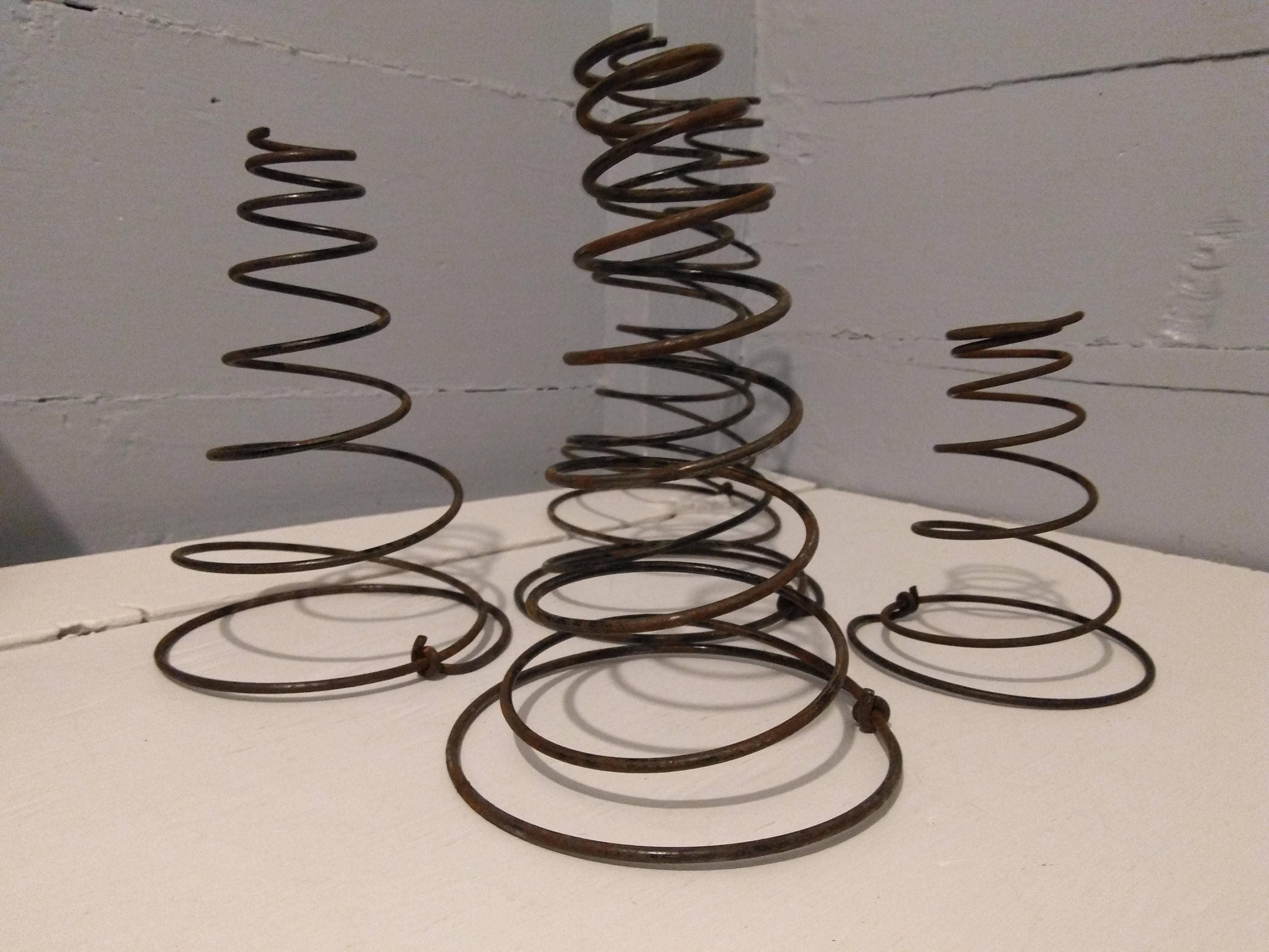 Lot of 5, Antique, Upholstery Springs, Tapered Springs, Sofa Springs
