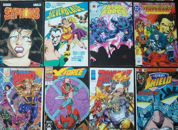 洋書アメコミ/1980年後半〜90年代DCコミック7冊セット 16 Comic Books 80s/90s By; Now, DC, Valiant, Blathorne Publishing