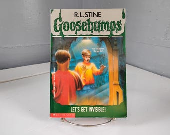 Lets Get Invisible Number 6 Goosebumps R.L. Stine 1st Edition 90s Collectable Book Horror Fiction RhymeswithDaughter