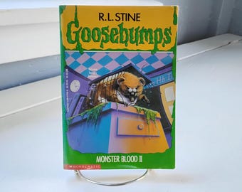 Monster Blood II Goosebumps Number 18 R.L. Stine 90s 1st Edition Paperback Book Fiction Horror Vintage Collectable RhymeswithDaughter