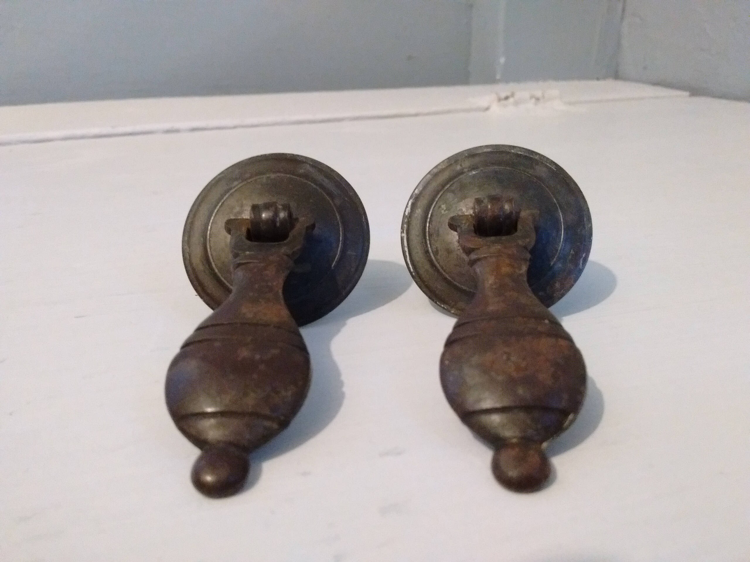 Two, French, Provincial, Single, Bail, Door Knocker Style, Furniture
