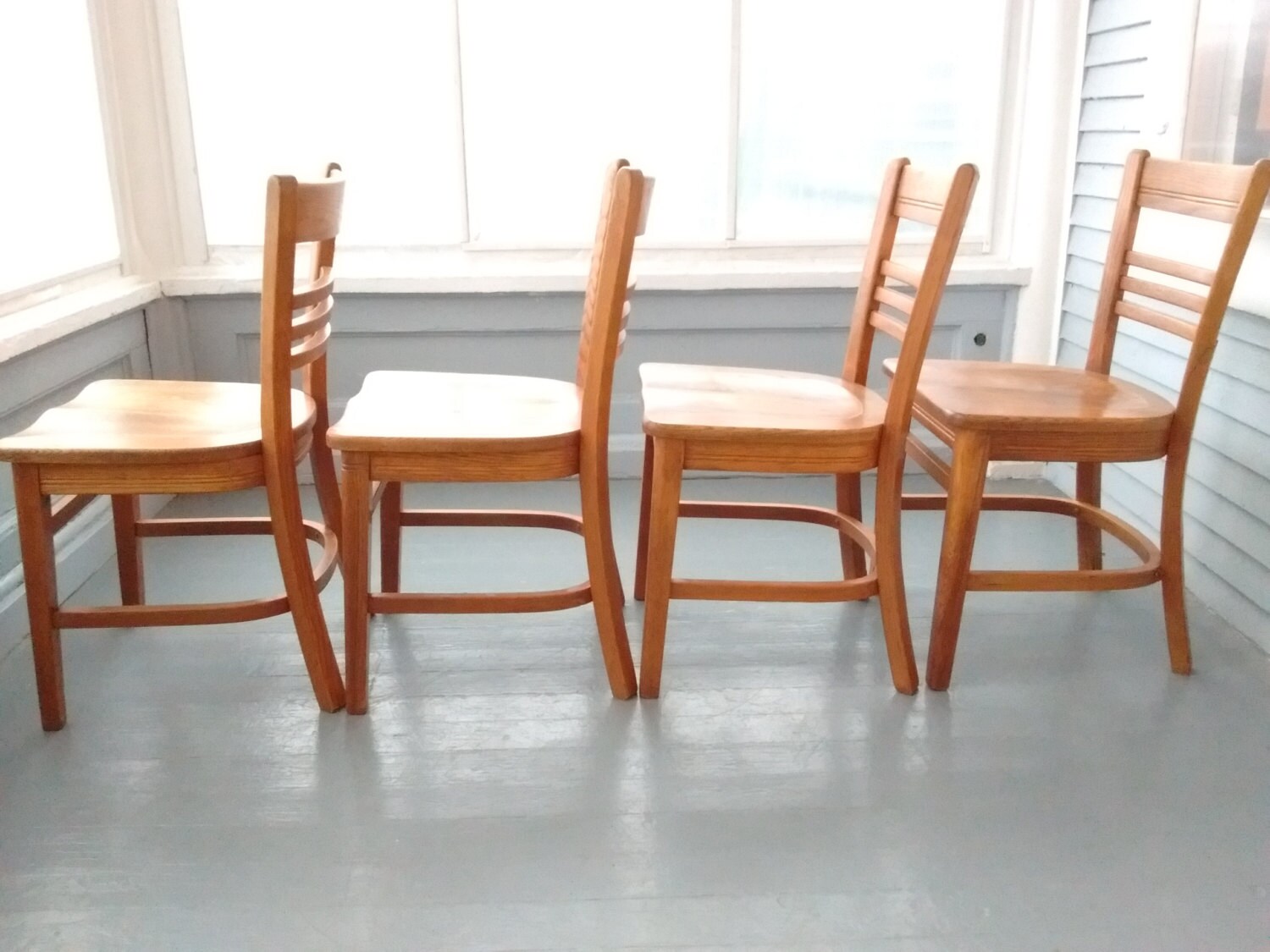 Vintage Buckstaff Set Of Four Kitchen Chairs Dining Chairs