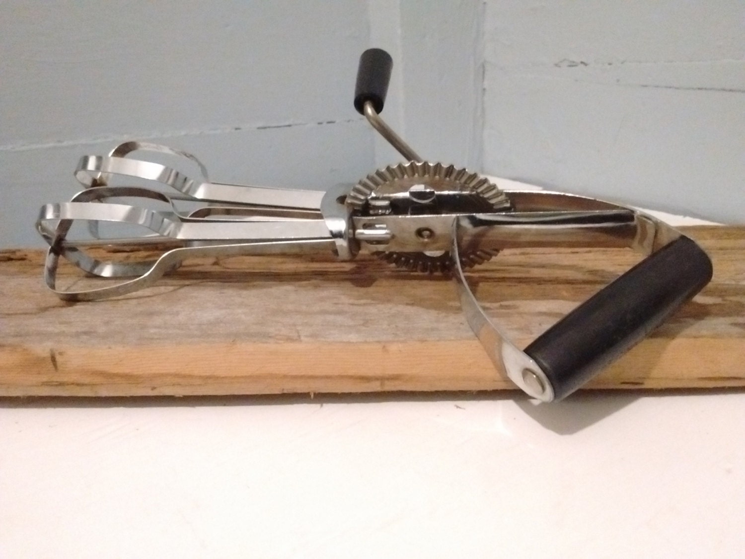 Vintage, Ecko, Egg Beater, Hand Crank, Mixer, Side Handle, 1950s