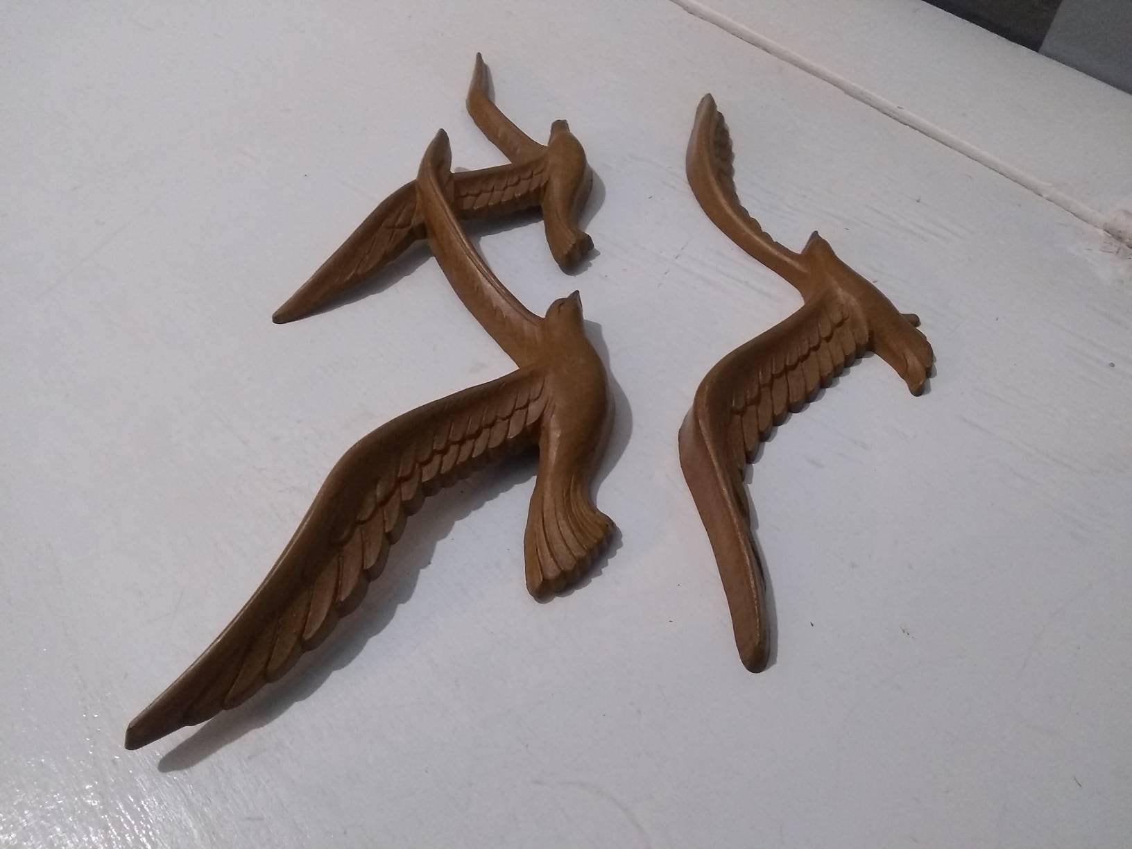 80s Retro Bird Wall Decor Made by Homco, Inc. Birds in Flight Wall