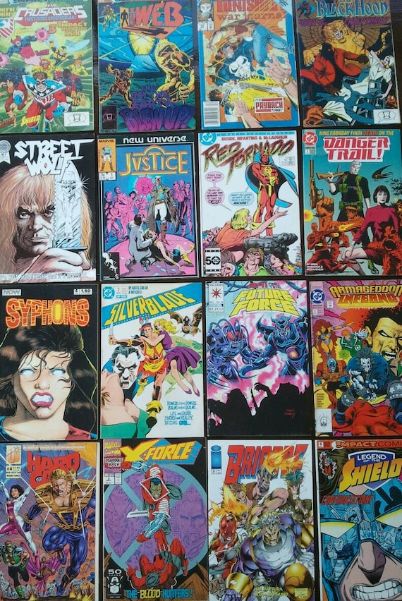 16 Comic Books 80s/90s By; Now, DC, Valiant, Blathorne Publishing
