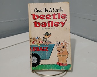 Beetle Bailey Give Us A Smile Number 19 By Mort Walker Vintage Paperback Book RhymeswithDaughter