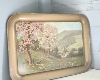Vintage Decorative Tray RhymeswithDaughter