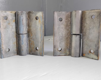 Vintage 4 Inch Lift Off Barrel/Butt Hinge Heavy Duty, Metal Door Hinges, Shutter Hinges, Restoration Hardware, RhymeswithDaughter