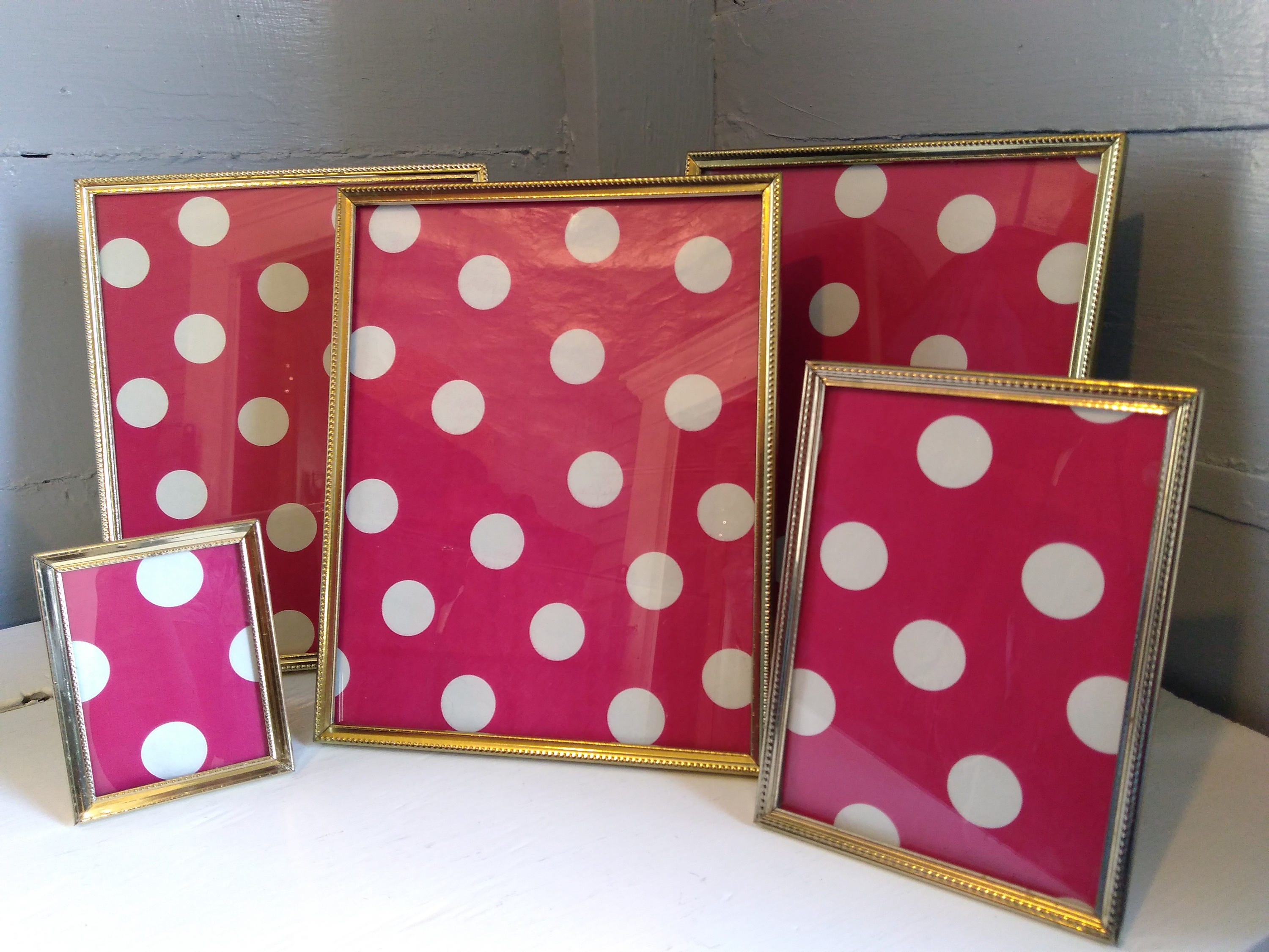 Vintage Metal Picture Frames Instant Eclectic Collection Mid Century vintage-metal-picture-frames-instant-eclectic-collection-mid-century