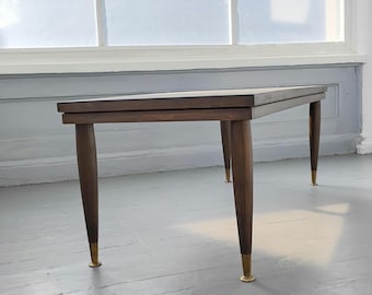 Vintage Coffee Table Mersman Wood with Laminate Top Long Rectangular Shape Livingroom Furniture RhymeswithDaughter
