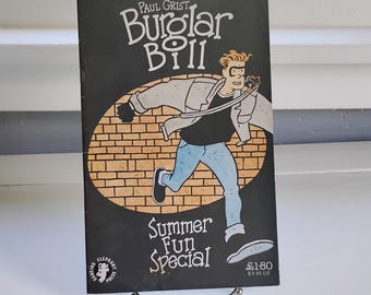 90s Comics, Burglar Bill, Summer Fun Special, June 1996, Dancing Elephant, Comic Books, Collectable, Gift Idea, RhymeswithDaughter