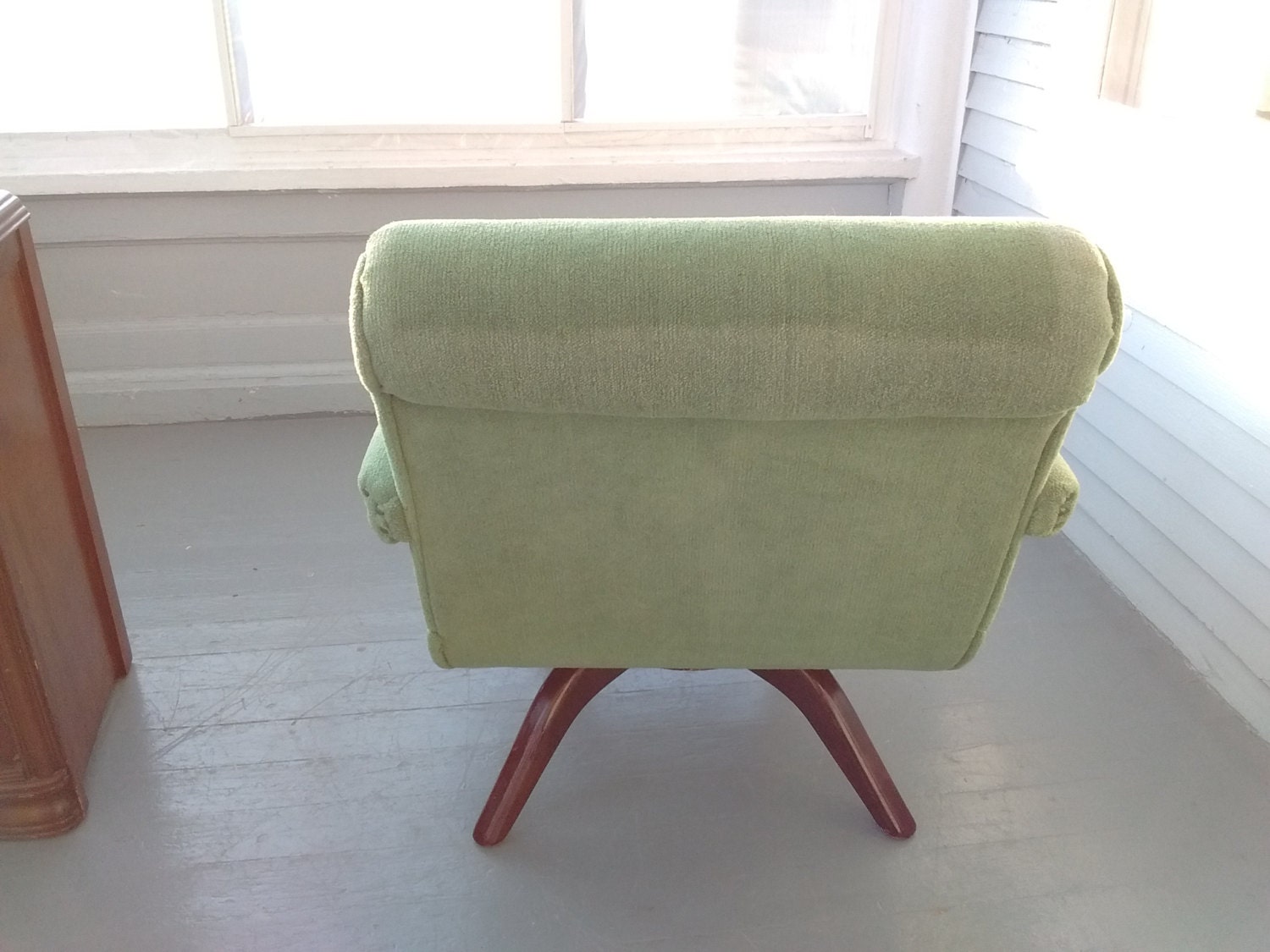green rocking chair nursery