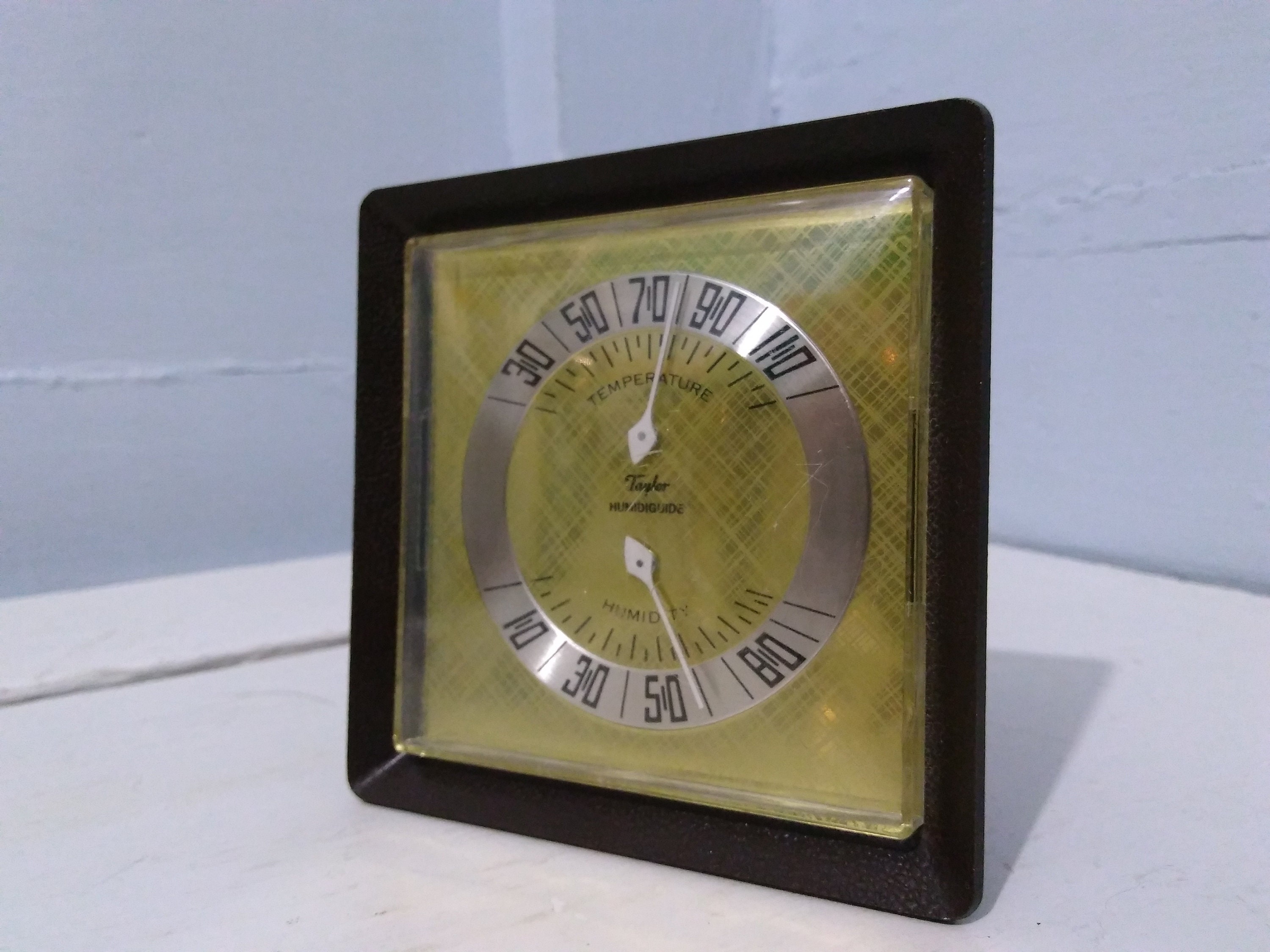 Weather Station Desktop Thermometer Hygrometer MidCentury Taylor ...