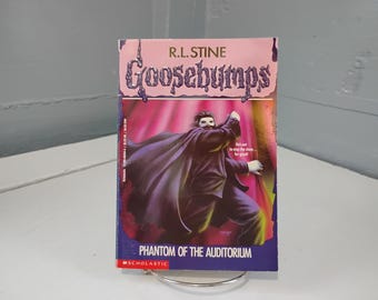 Phantom of the Auditorium Number 24 Goosebumps R.L. Stine 1st Edition 90s Collectable Book Horror Fiction RhymeswithDaughter