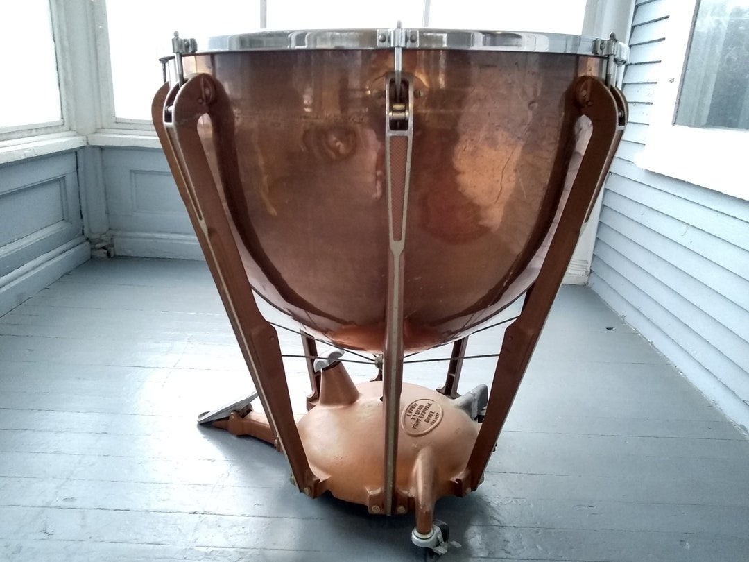 Copper Timpani Kettle Drum Ludwig Professional Symphonic WFL 29 Inch