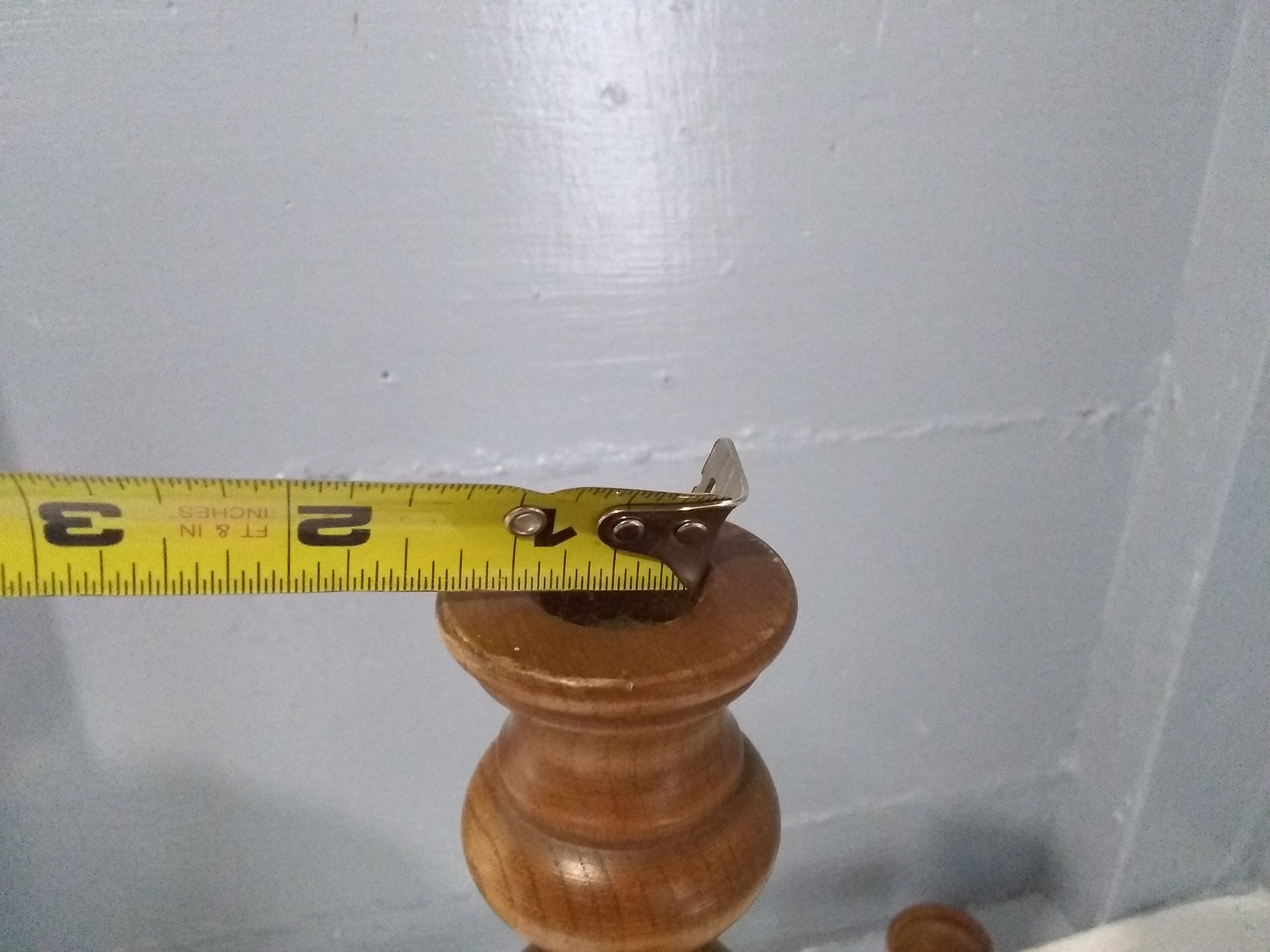 Vintage Tall Wood Candlestick Holders Candle Holder Candle Stick Holder