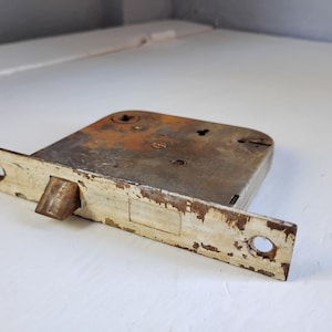 Antique Metal Mortise Lock with Dead Bolt Restoration Hardware Home Improvement Restoration RhymeswithDaughter