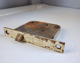 Antique Metal Mortise Lock with Dead Bolt Restoration Hardware Home Improvement Restoration RhymeswithDaughter