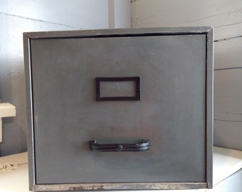Vintage, Stackable, Single Drawer, Filing Cabinet, Standard File, Steelemaster, Office, Storage, Industrial, MidCentury, RhymeswithDaughter