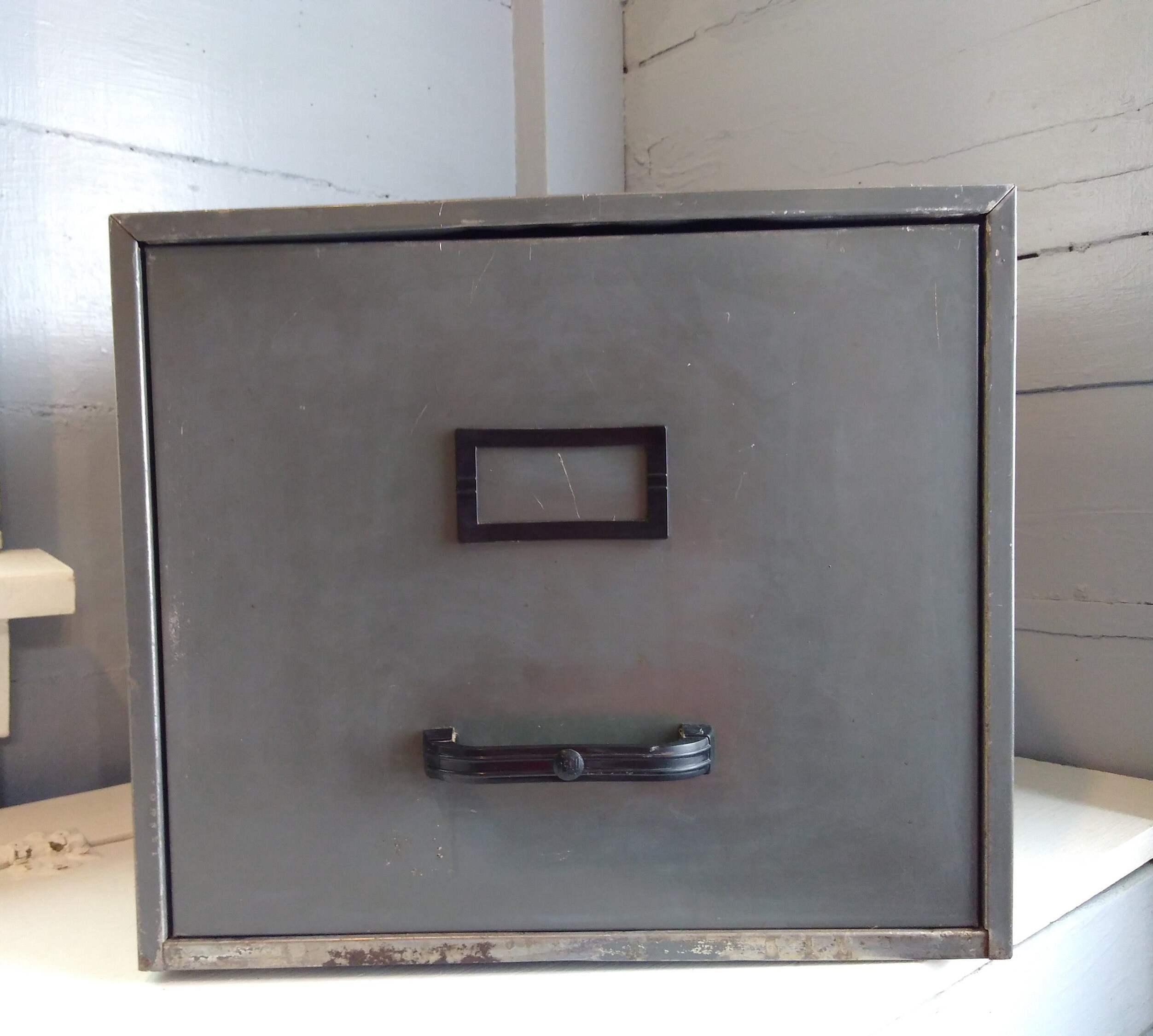 Vintage Stackable Single Drawer Filing Cabinet Standard File