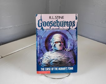 The Curse of the Mummys Tomb Number 5 Goosebumps R.L. Stine 1st Edition 90s Collectable Book Horror Fiction RhymeswithDaughter