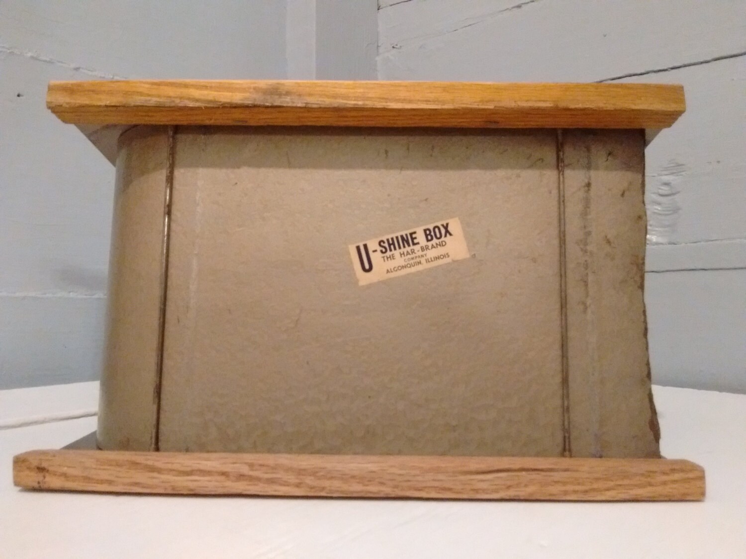 shoe polish storage box