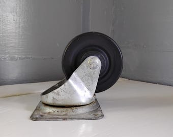 Vintage Industrial 3 1/2" Swivel Caster, Furniture Replacement Wheel RhymeswithDaughter