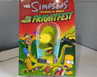 Vintage Simpsons Treehouse of Horror Fun-Filled Frightfest Comic Book RhymeswithDaughter