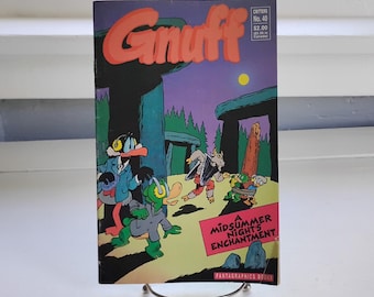 Gnuff, Critters, Number 40, August 1989, Fantagraphics Books, Comic Book, Gift Idea, Collectable, RhymeswithDaughter